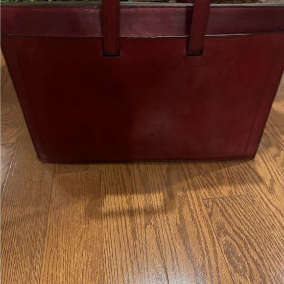 Etienne Aigner Vintage Burgundy Leather Briefcase - Picture 10 of 10